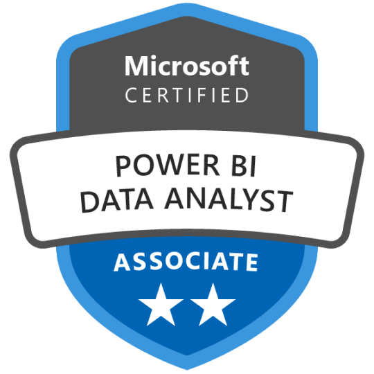 microsoft powerbi data analyst logo